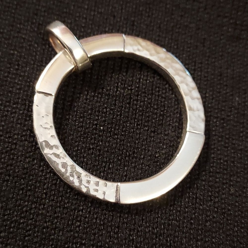 Sterling silver circle pendent by Metalsmiths Sterling Circle of Life